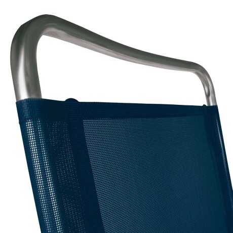 Reposera Alta Plegable en Aluminio Mor Master Plus Fashion Azul Marino