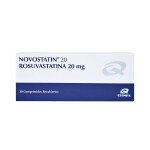 NOVOSTATIN 20 MG. CJ X 30 COMP. única