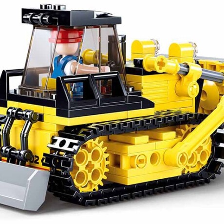 Bulldozer + Figura 231pcs Bulldozer + Figura 231pcs