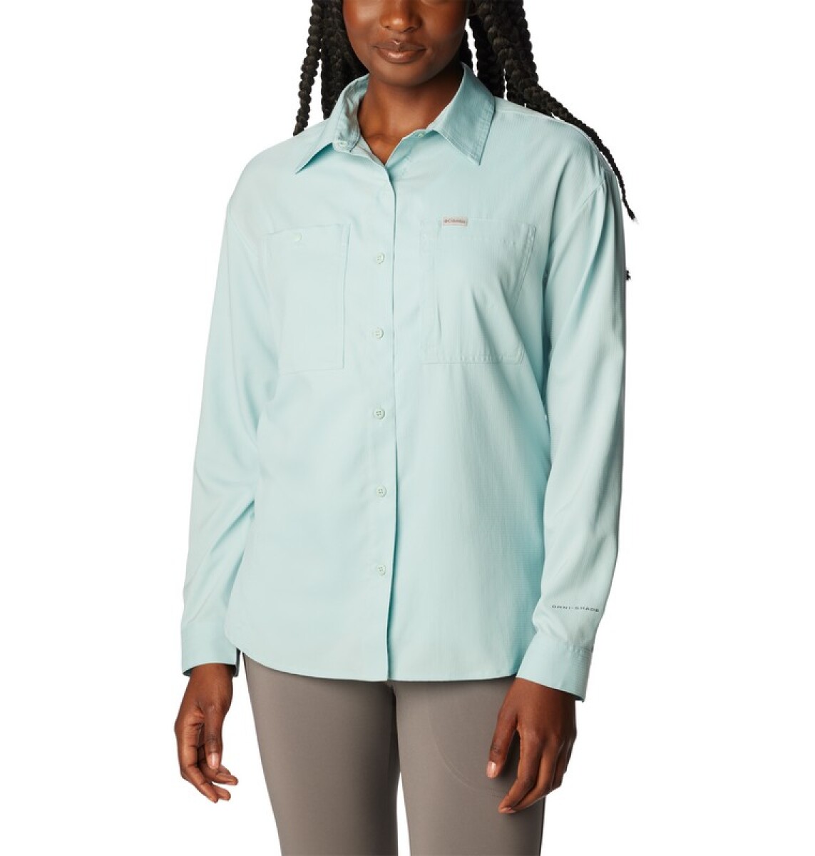 Camisa Silver Ridge Utility Mujer - AQUA HAZE 