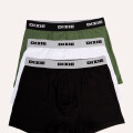 BOXER TALILLOSS27 DIXIE Militar/blanco/negro