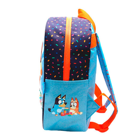 Mochila Infantil Bluey 30cm Escolar Estampa Original Celeste
