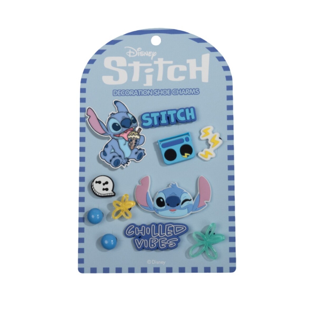 Crocs charms Stitch - diseño 3 