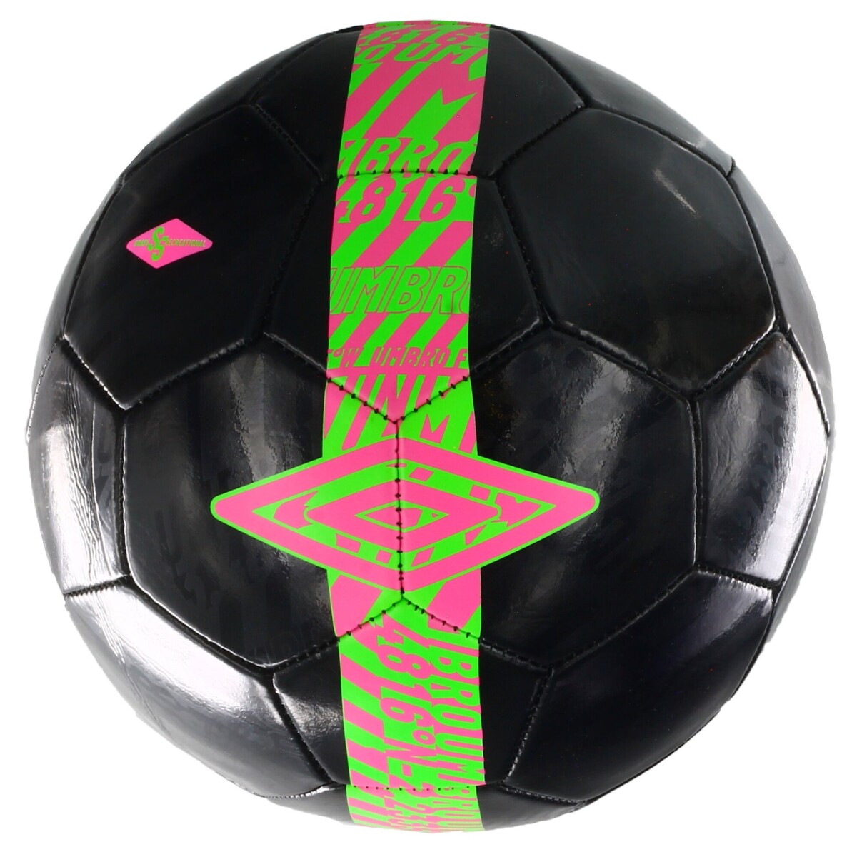 Pelota Umbro Auxis - Negro - Verde - Rosado Coral 