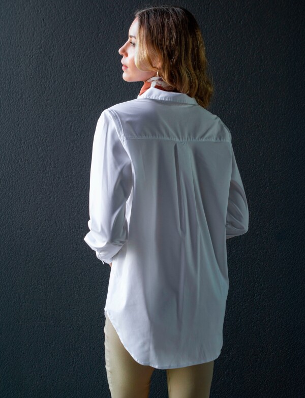 Camisa Tencel BLANCO