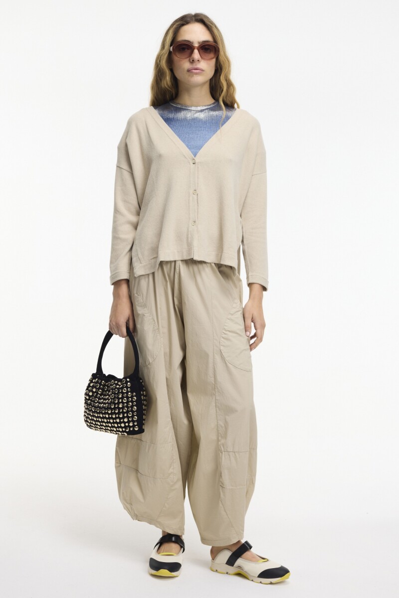 Cardigan Cosmico Natural