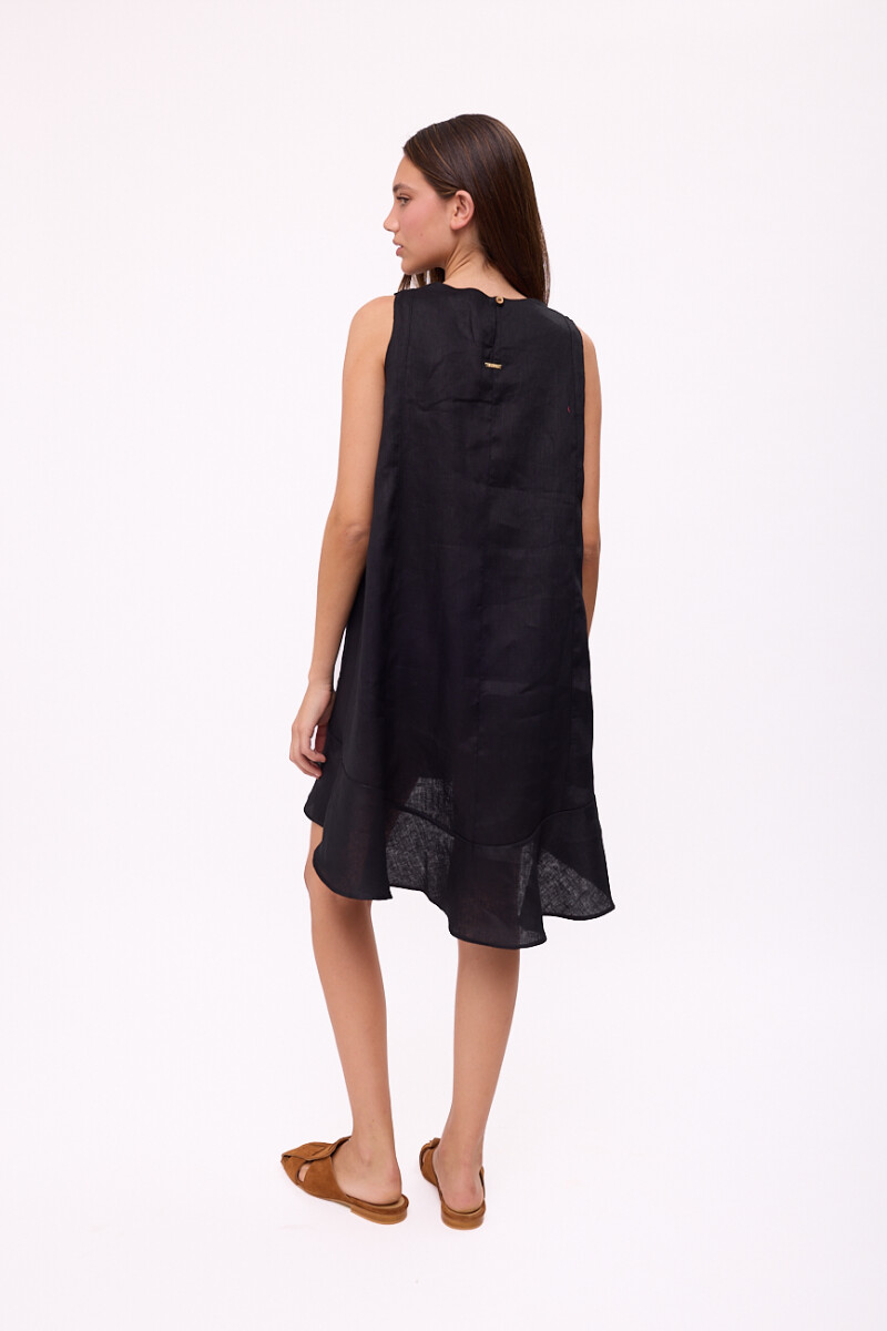 VESTIDO POLK Negro