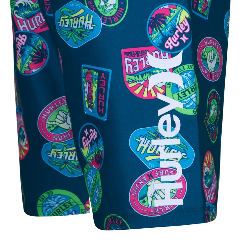 Short Travel Patch Pull On Swim de Niños Azul