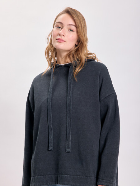 Canguro deportivo oversize Gris