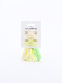 PINZA Y COLEROS PACK x 8 MULTICOLOR