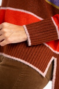 Sweater Rayado Cafe