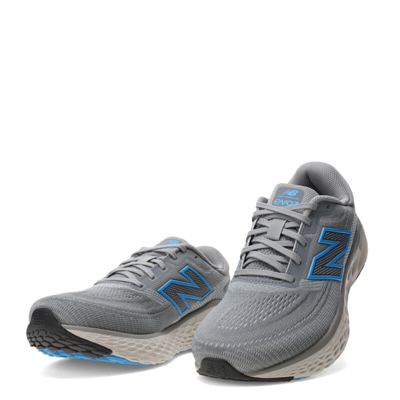 Championes de Hombre New Balance Evoz Fresh Foam Gris - Azul