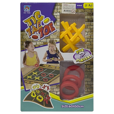 JUEGO DE MESA TA-TE-TI TABLERO 60X50CM CAJA 1616-7028 JUEGO DE MESA TA-TE-TI TABLERO 60X50CM CAJA 1616-7028