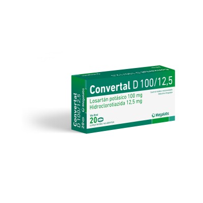 Convertal D 100 Mg./12.5 Mg. 20 Comp. Convertal D 100 Mg./12.5 Mg. 20 Comp.