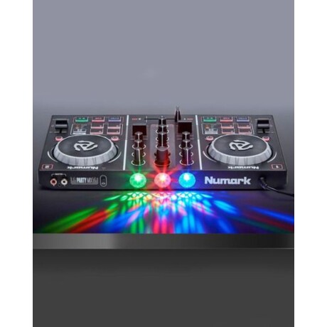Controlador Bandeja De Dj Numark Party Mix Con Efectos Led Negro