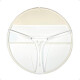 Tanga Colaless Ajustable De Encaje Trasero Blanco Talla L-XL