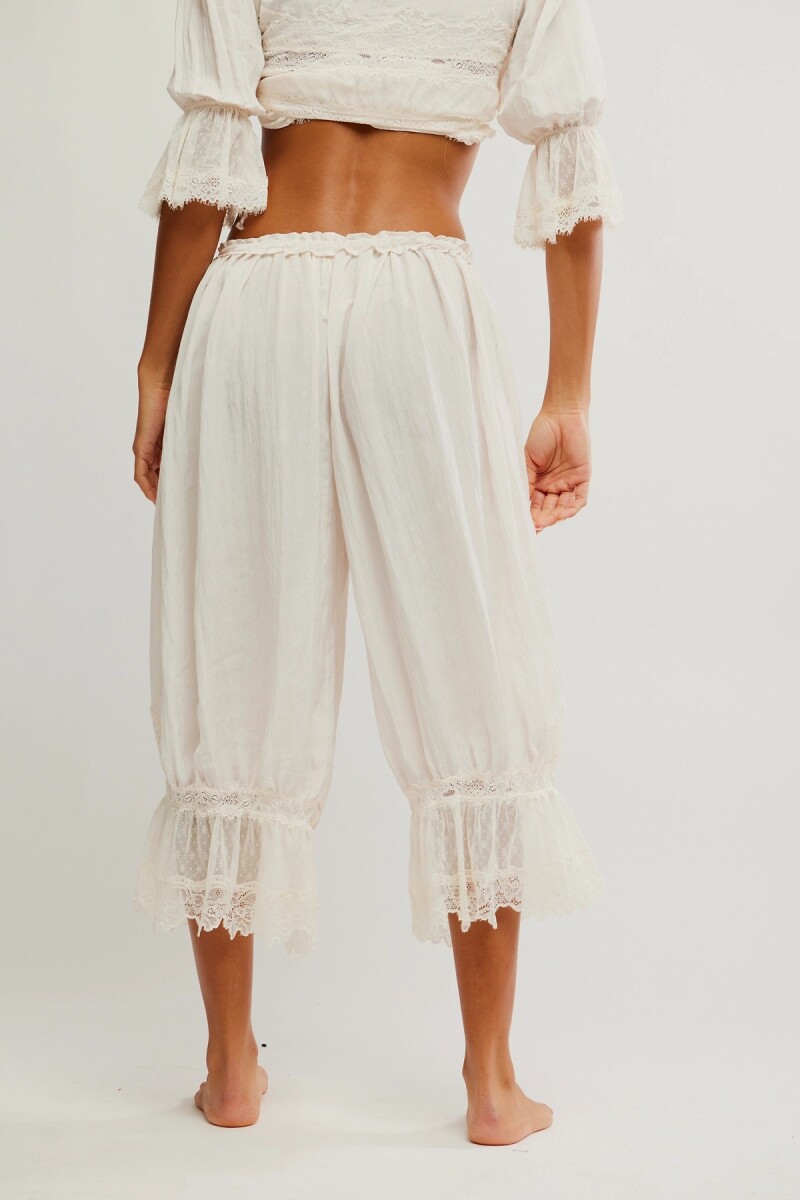 PANTALON LOUNGE FOREVER YOUNG Blanco