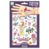 TATTOOS Set X50 Tatuajes Removibles Para Niños +3 Djeco - Plumas De Color
