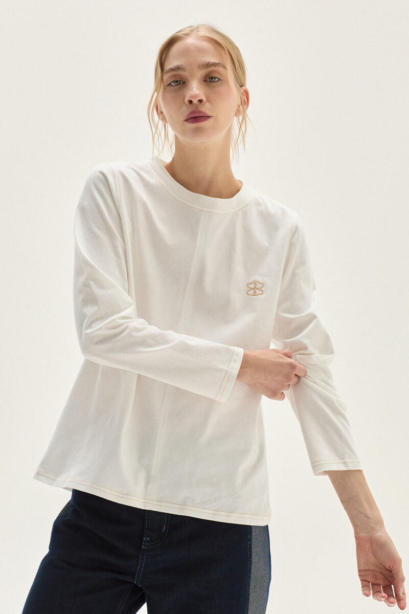 Remera Marigold Blanco