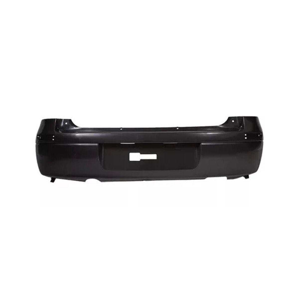 PARAGOLPE TRASERO NEGRO LISO 