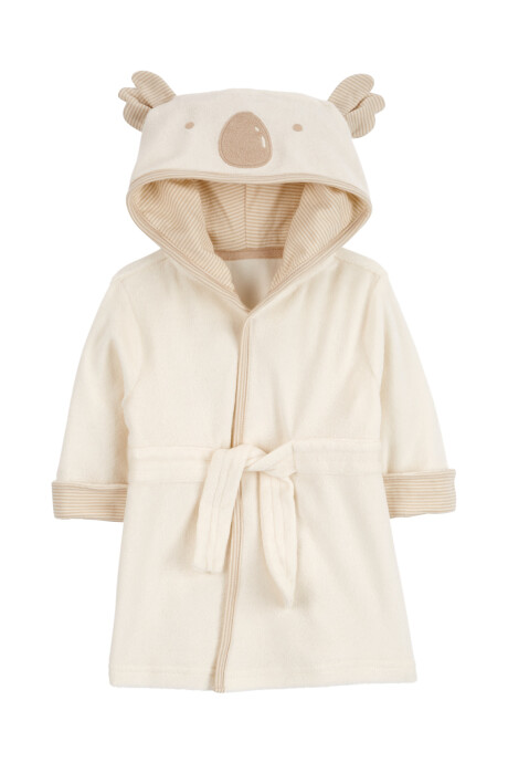 Bata de algodón terry, con capucha, diseño koala Sin color