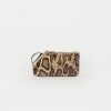 Monedero Katy En Cuero Pythone Beige