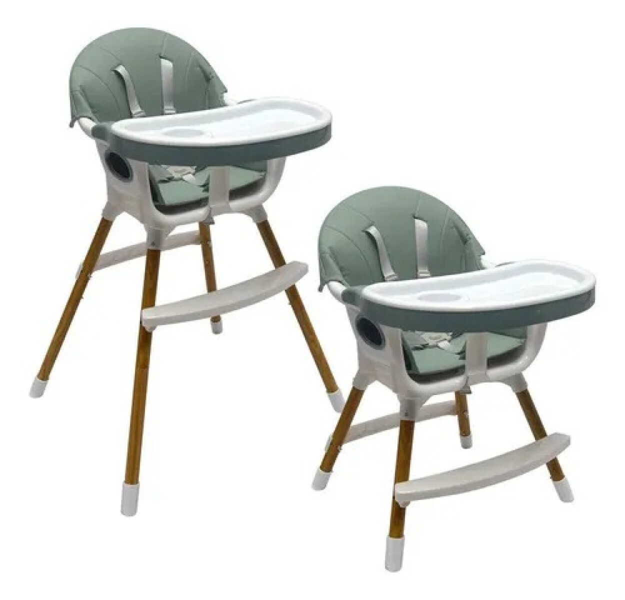 Silla de comer ELEGANT 2 en 1 mint 