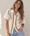 Camisa Allie beige