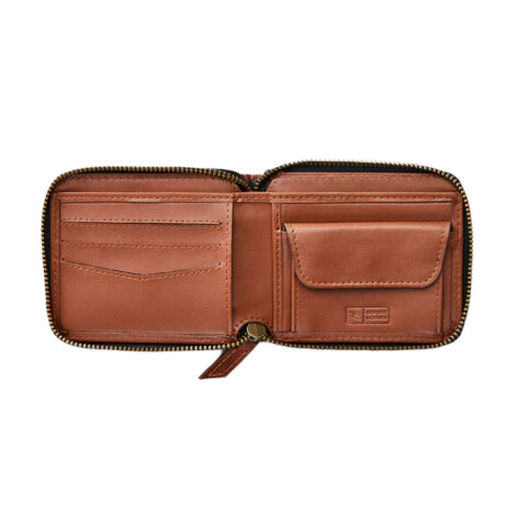 Billetera Rip Curl Searchers Rfid Zip Slim Marrón