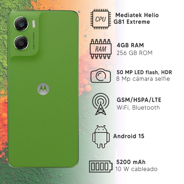 Motorola G06 4/256gb 4g VERDE