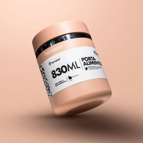 Contenedor de Alimentos Terrano 830ML ROSA