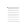 Cortina Roller Zebra Simple Lumax 1.4 X 2.1m Gran Calidad Blanco