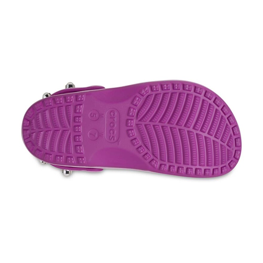 Floral Cut Out Elevated Clog - Unisex Hydrangea