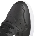 Championes Unisex Adidas Hoops 4.0 Mid Negro - Blanco