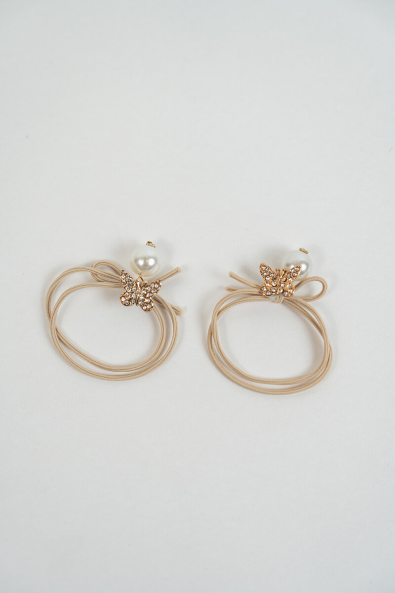 Gomita De Pelo Pepi Set 2 Un. - Camel 