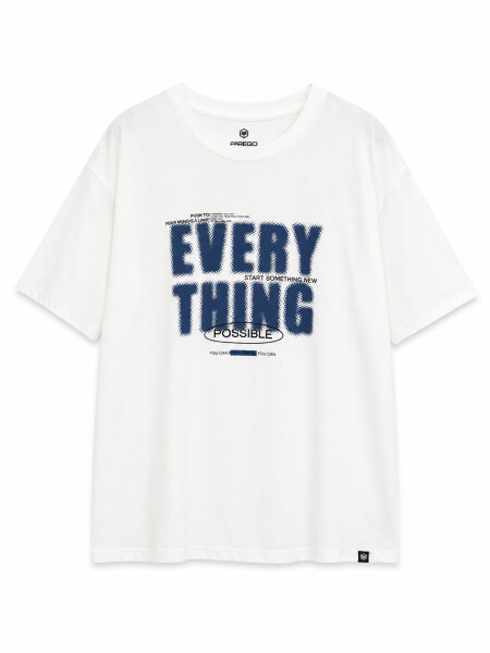 REMERA NAUPLIA PRINTED II OFF WHITE