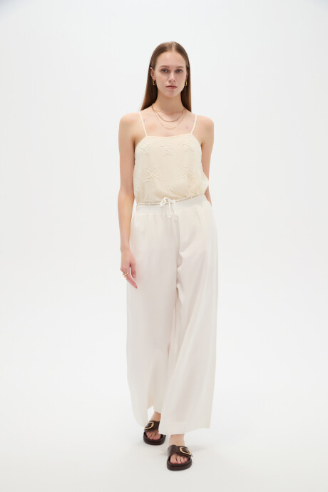 Pantalon Alvori Marfil / Off White