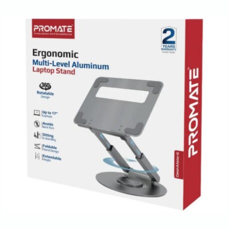 Soporte De Aluminio Para Notebook PROMATE Deskmate-6 Hasta 17' Soporte De Aluminio Para Notebook PROMATE Deskmate-6 Hasta 17'