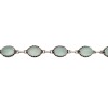 Pulsera Oval-Plata 925-Piedra Calcedonia-PU3417 conpiedra
