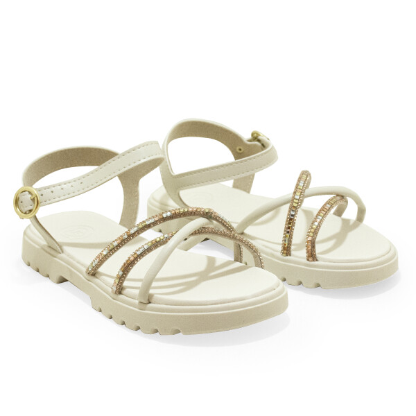 Sandalias Molekinha Zuecos de Mujer - 2344.144-30060 Blanco-cristal