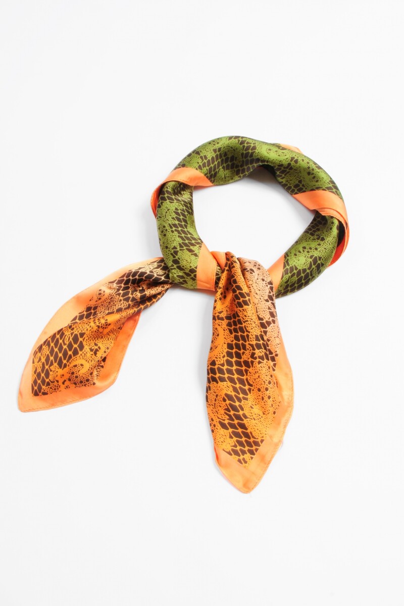 Pañuelo snake naranja