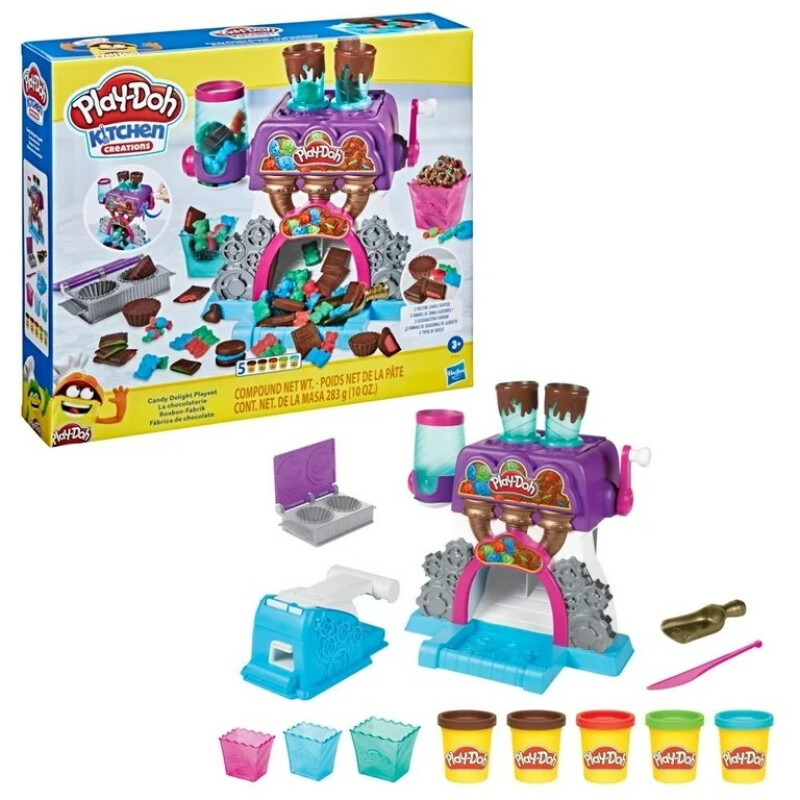 Fábrica de Chocolate, Juego de Masa Play-Doh Fábrica de Chocolate, Juego de Masa Play-Doh