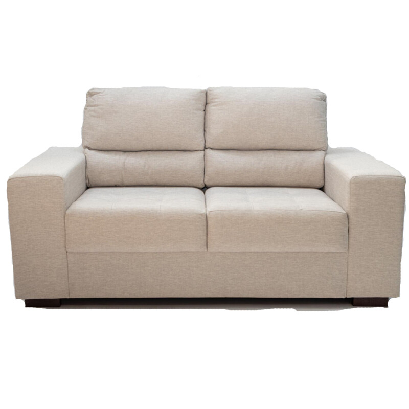 SOFA 2 CUERPOS - TAPIZADO RUSTICO CLARO SOFA 2 CUERPOS - TAPIZADO RUSTICO CLARO