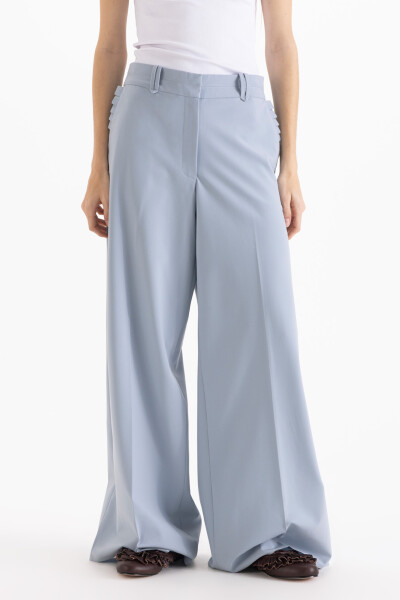 PANTALON CAPRI Celeste