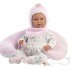 Muñeca Mimi Llorens 42cm con Almohada de Luna Rosa y Chupete Diseño Luna Rosa