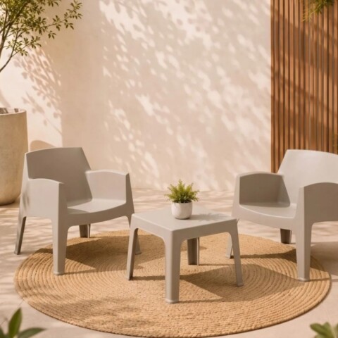 SILLA DE EXTERIOR MASTER - MARRON ROBLES Silla De Exterior Master - Marron Robles