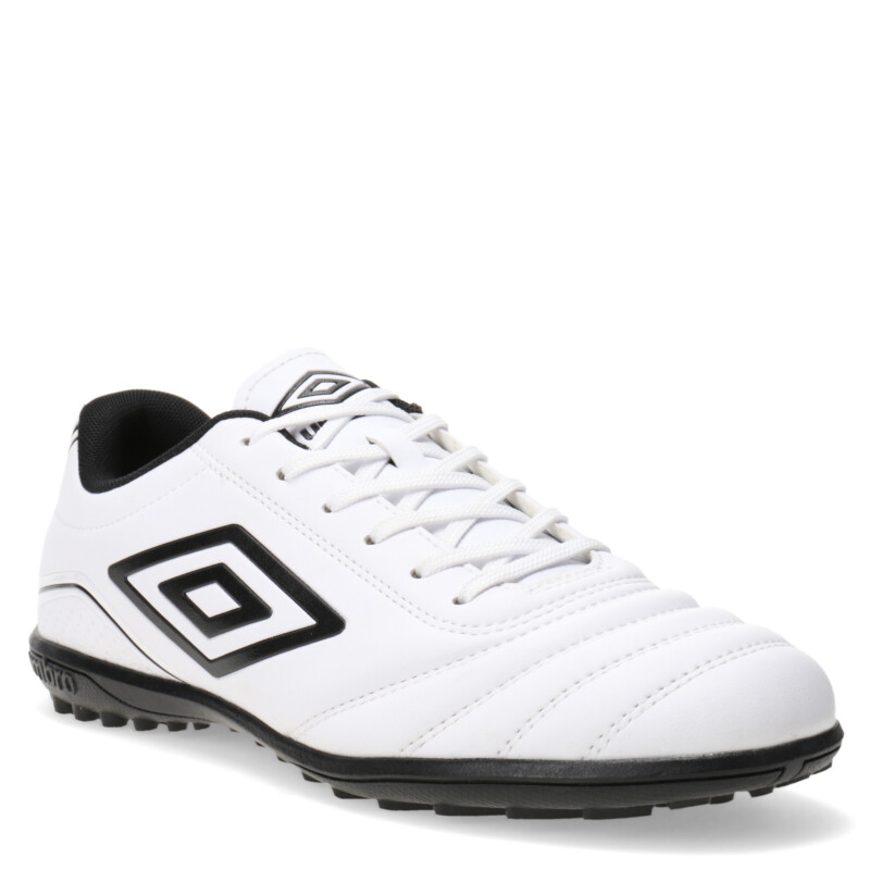 Championes de Hombre Umbro Fútbol 5 Classico III TF Blanco - Negro