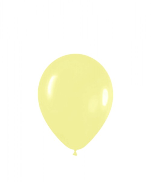 Globo 12" pastel x10 AMARILLO