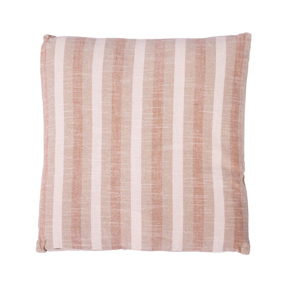 ALMOHADON ALGODON NATURAL-BEIGE TRES RAYAS BEIGE
