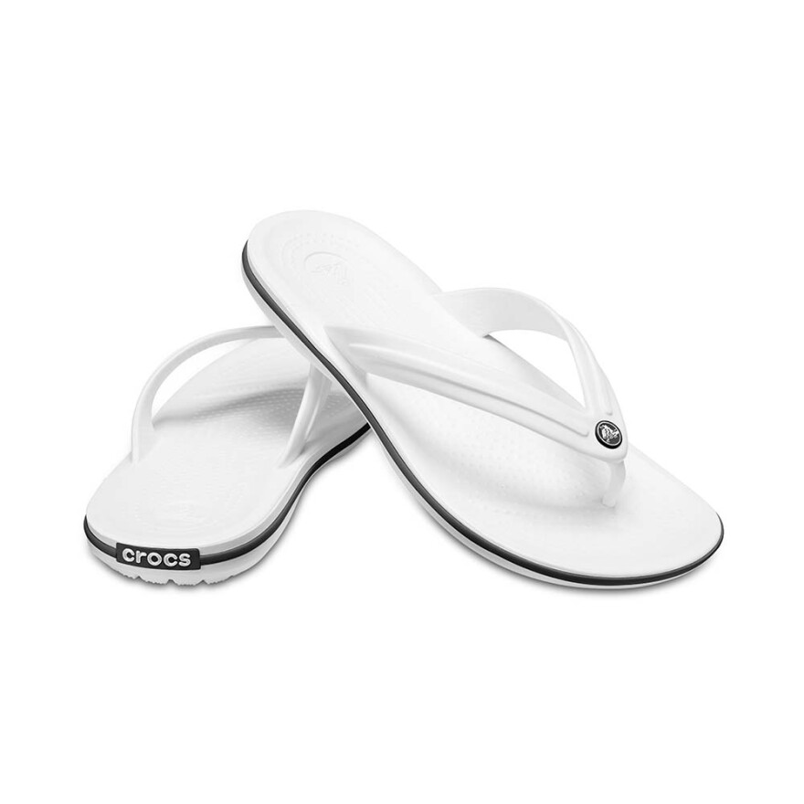 Sandalias Crocband Flip Unisex White